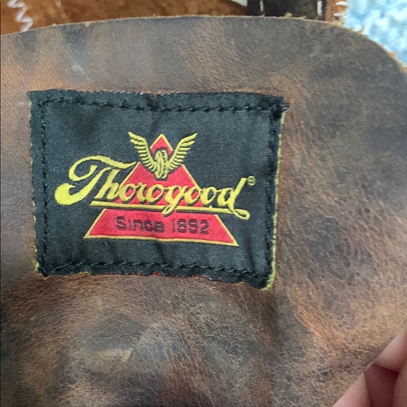 Thorogood Men's Brown Leather Steel Toe Boots - Picture 10 of 10